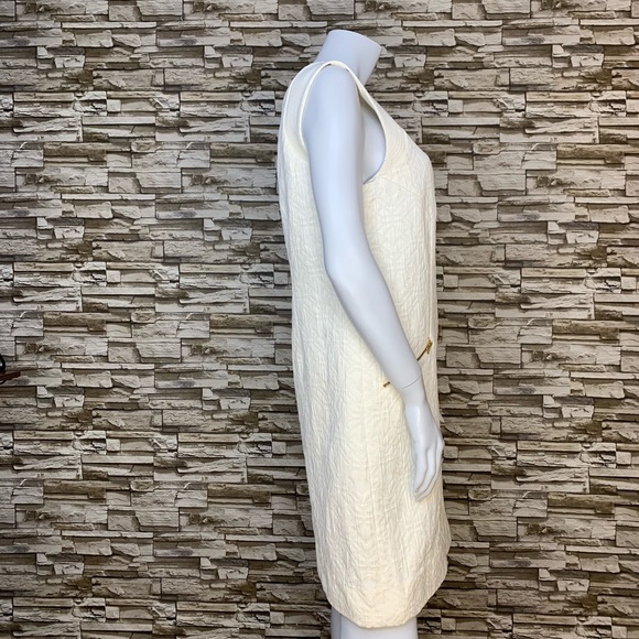 J. Crew Cream Brocade Shift Dress - Picture 4 of 8